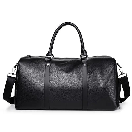Luvikno | Reiseveske Ravemo Roadster | Retro sportveske laget av vanntett PU | 44×33×21 cm | For korte turer, trening & motorsykkelkjøring