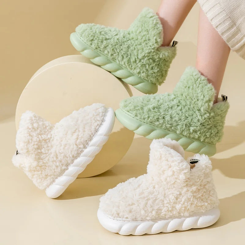 Varme og koselige dameslippers for høst og vinter – Sklisikker, komfortable slippers for hjemmet og fritid | Luvikno