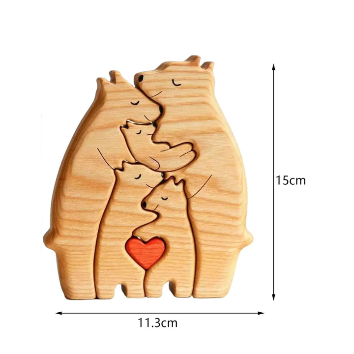 Loving Bears SammenkoLuviknoet Puslespill Dekor | Luvikno
