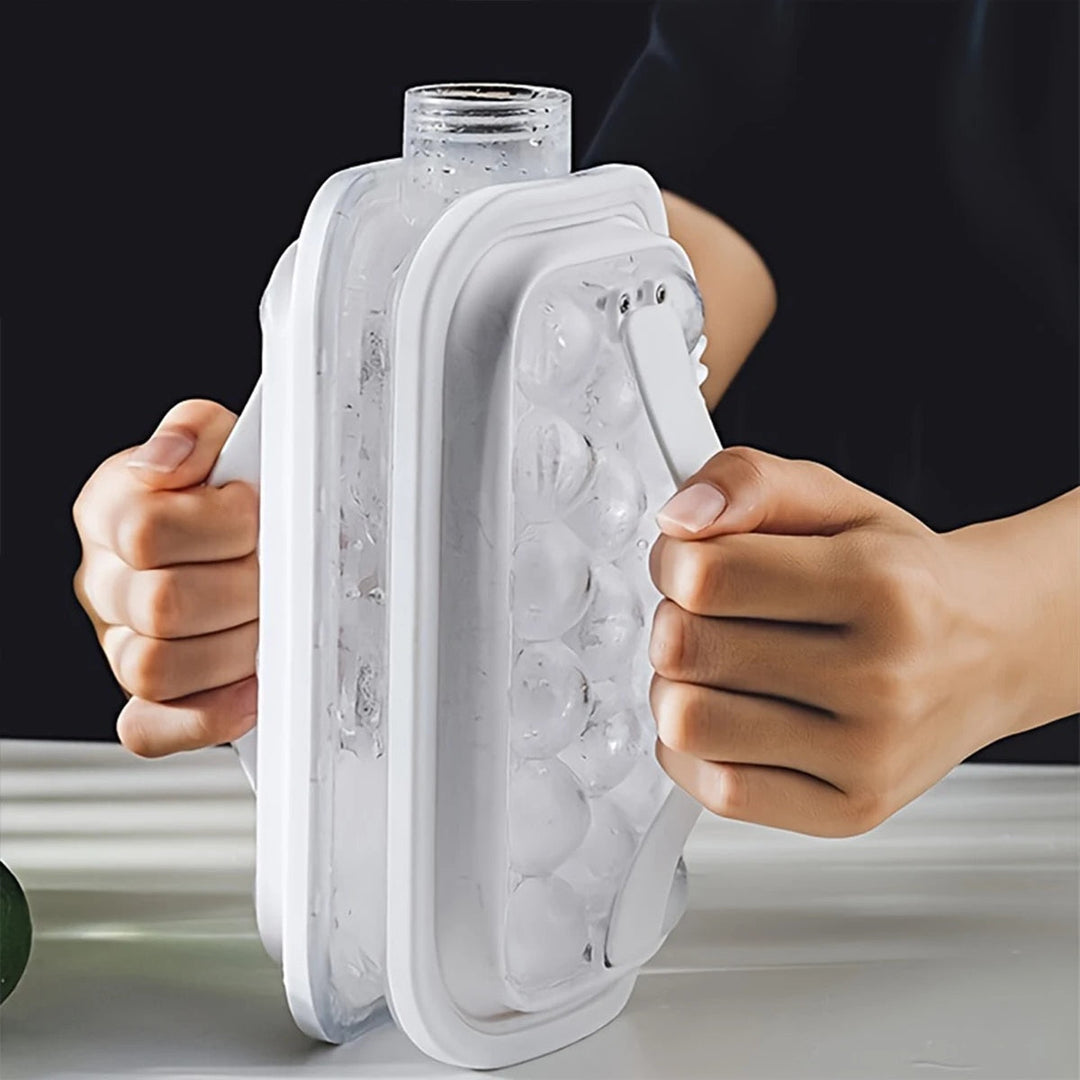 Plassbesparende isbitmaker for forfriskende delikatesser hjemme | Luvikno