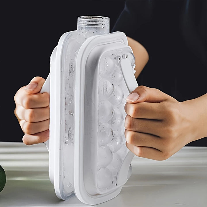 Plassbesparende isbitmaker for forfriskende delikatesser hjemme | Luvikno