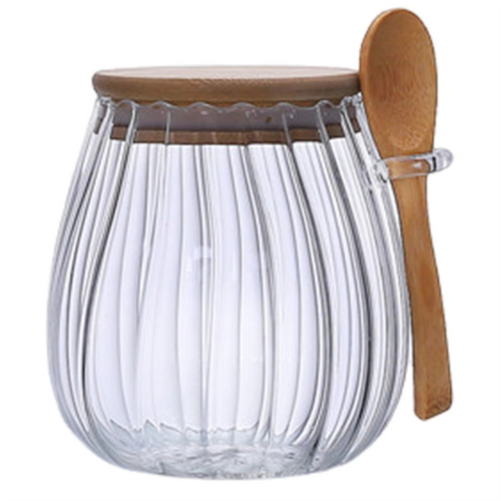 Premium Glass Airtight Canister with Sealed Lid for Kitchen Storage Luvikno