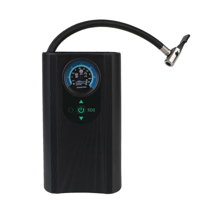 Luvikno | Dekkpumpe AutoAirX Pro | Bærbar Kompressor 12V | Metallsylinder | For Bil, Motorsykkel, Sykkel & Ball