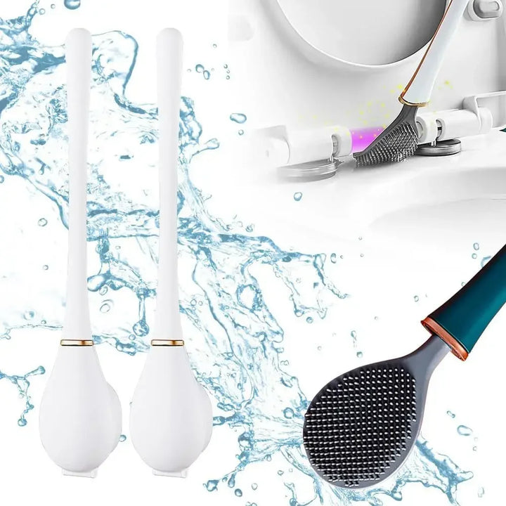 SumiClean - Slim silikon toalettbørste for badet ditt Luvikno