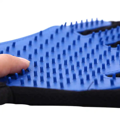 Luvikno | Fur Care Glove PawLiss TouchGlove | 5-Finger Massage Glove for dogs and cats | 23.2×17.2 cm | TPR & Mesh | Left or right