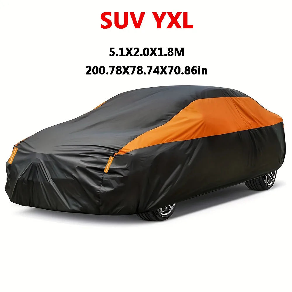 Luvikno | Biltrekk CARVION | Vanntett & UV-beskyttelse | For SUV & Sedan | 190T Polyester