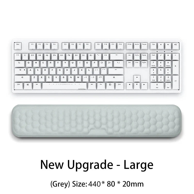 Luvikno | SilentaPad Håndleddstøtte | Ergonomisk Musmatte med Minne Skum & Massasjområde | For PC, Laptop & Gaming