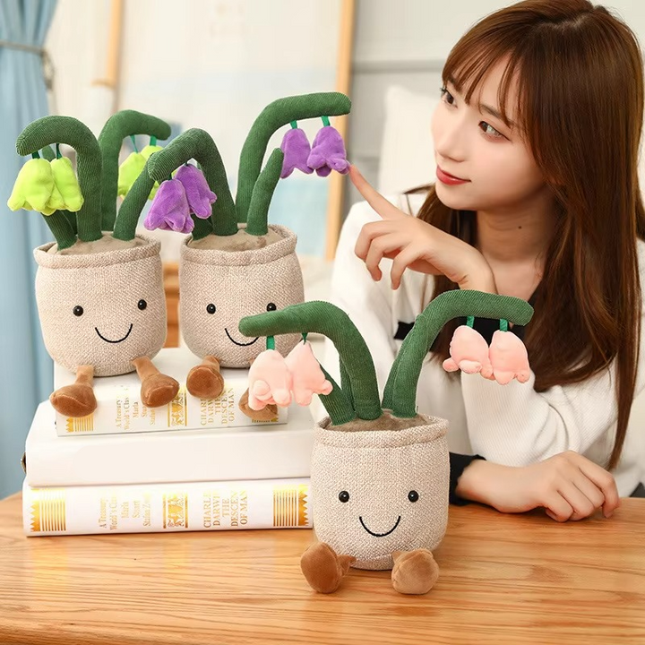 Charming Tulip Succulent Plush Toy Pillow for Birthday and Decor Luvikno