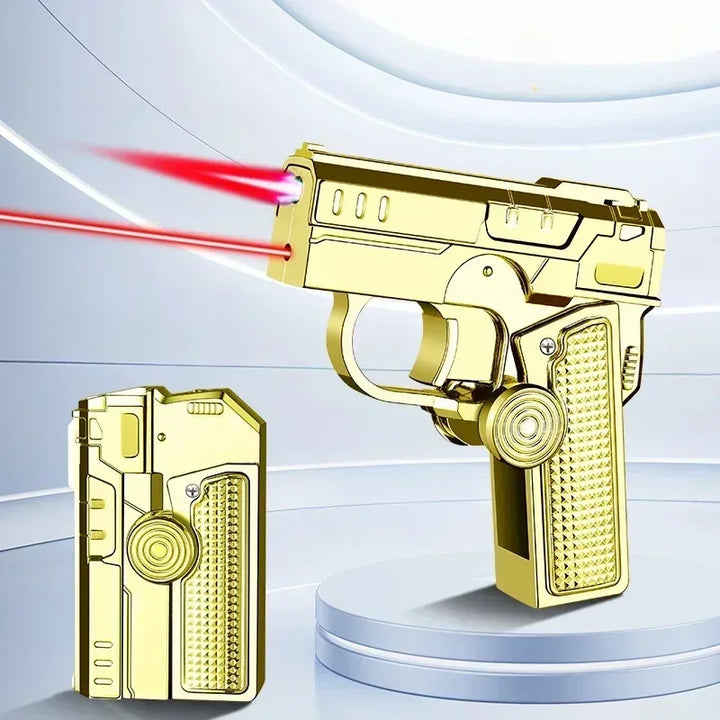 Foldbar Dual-Form Pistolformet Vindproof Lighter | Luvikno