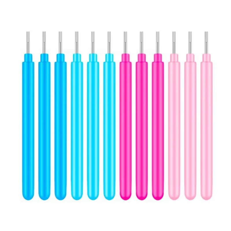 Quilling Paper Tool Set with Spalter Pen, Tweezers, Needle Plates, and Craft Accessories – 7, 6, or 12 Piece Kit Luvikno