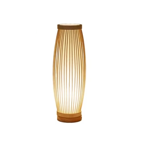 Zen-Inspirert Bambus Bordlampe for Soverom og Stue Luvikno