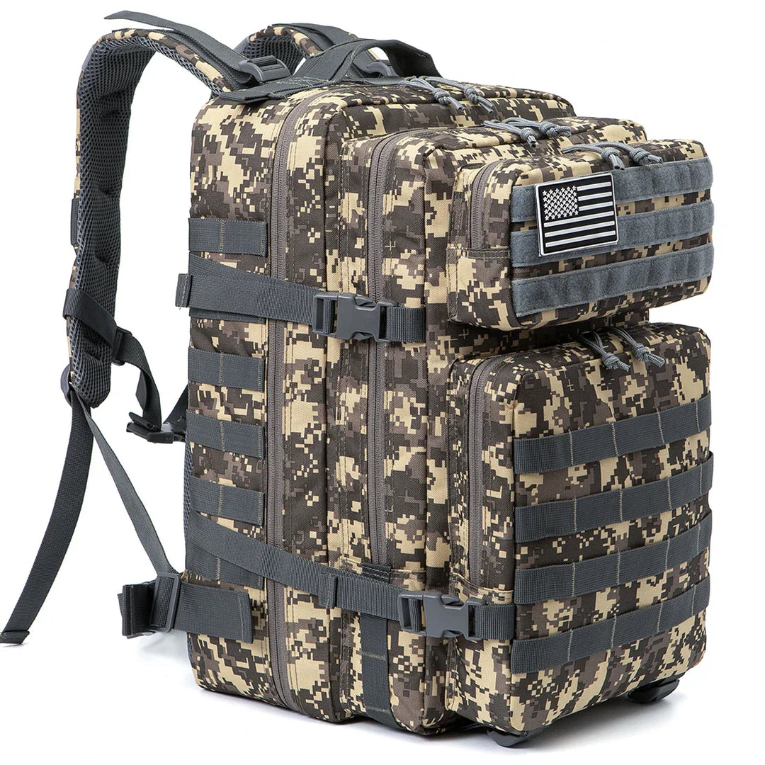 Ryggsekk Camo Taktisk 45L Militær Ryggsekk Luvikno