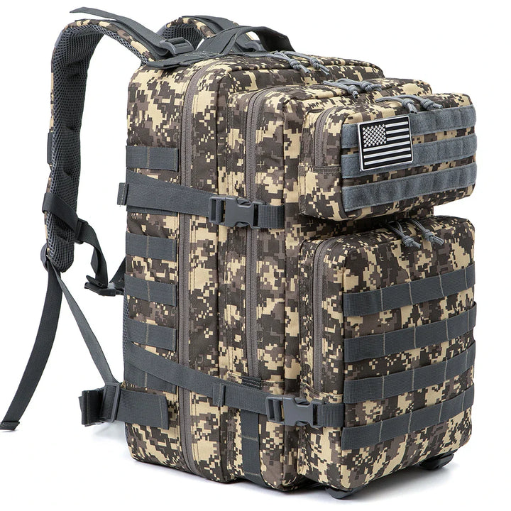 Ryggsekk Camo Taktisk 45L Militær Ryggsekk Luvikno