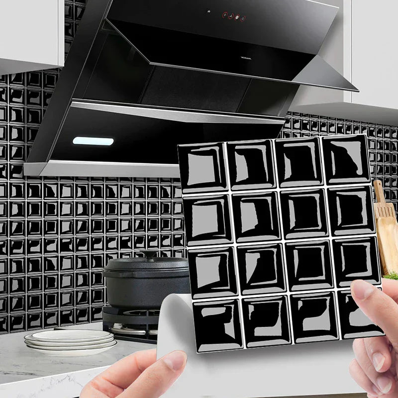 DecoMosaic 3D Mosaikkveggflisetiketter Luvikno