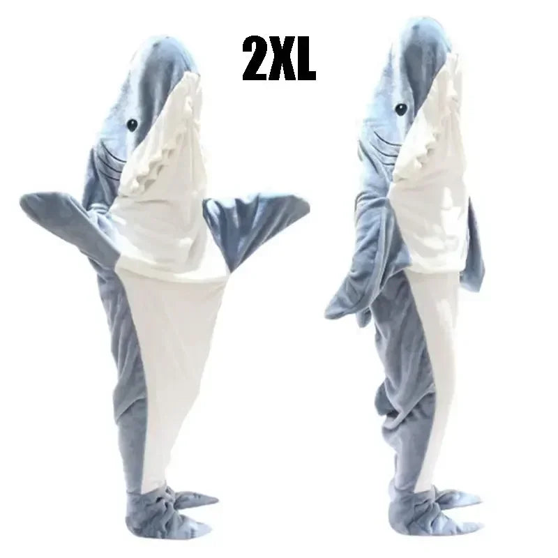 Snuggly Shark Koselig Hettegenser Epleteppe | Luvikno