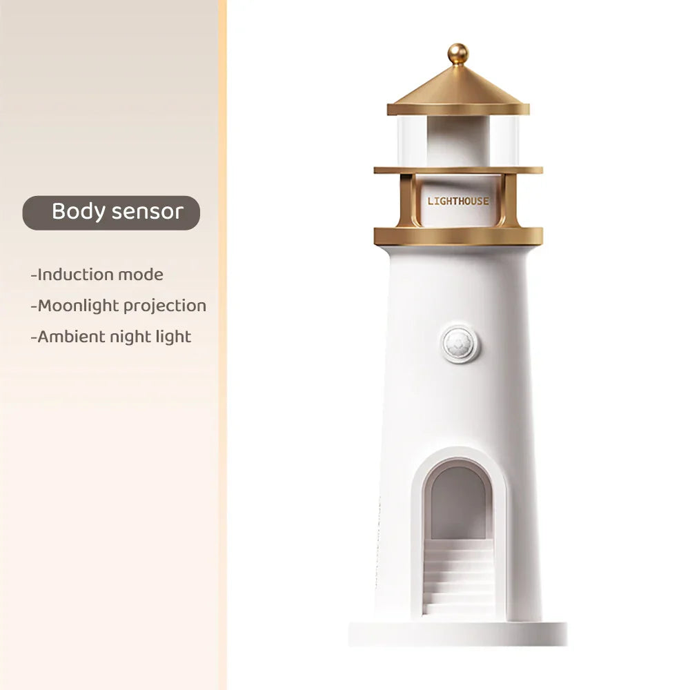 Lighthouse Ambient lys Luviknouetooth Musikk Dimmbar Prosjeksjon | Luvikno