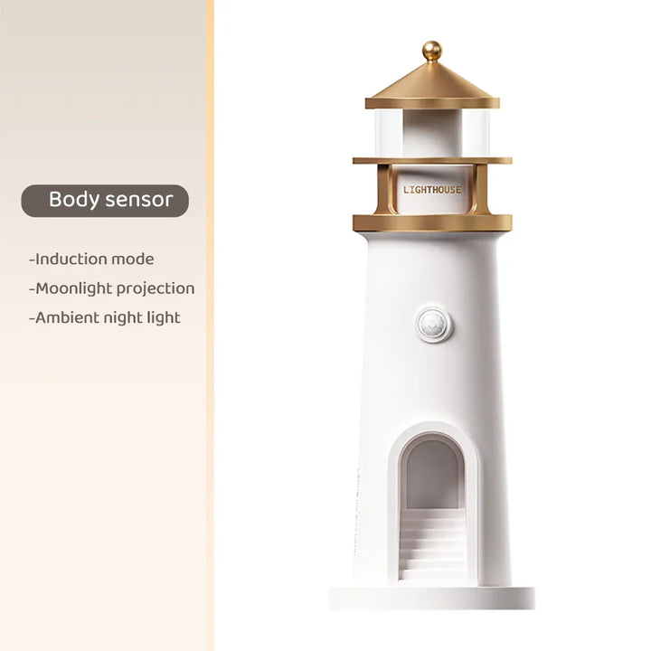 Lighthouse Ambient lys Luviknouetooth Musikk Dimmbar Projektsjon | Luvikno