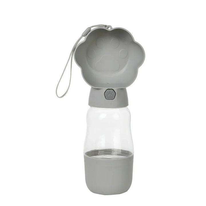 Luvikno | Droppa DuoBottle Drikkeflaske | 2-i-1 Vann- & Matdispenser for Hunder & Katter | Lekkesikker & Bærbar | 380 ml / 530 ml