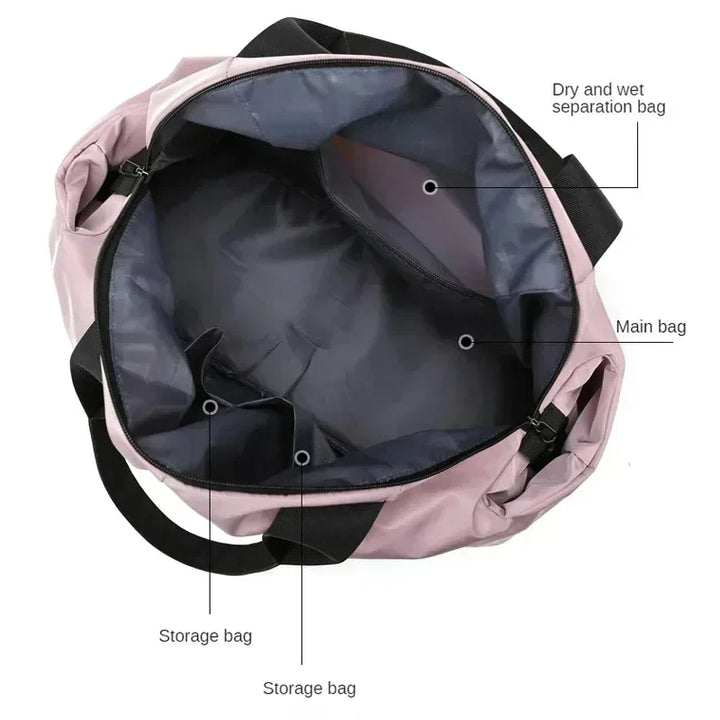 Luvikno | Sportsbag Valtiva FlexiBag | Stort volum | Vanntett & Multifunksjonell | For trening, reise & helgeturer