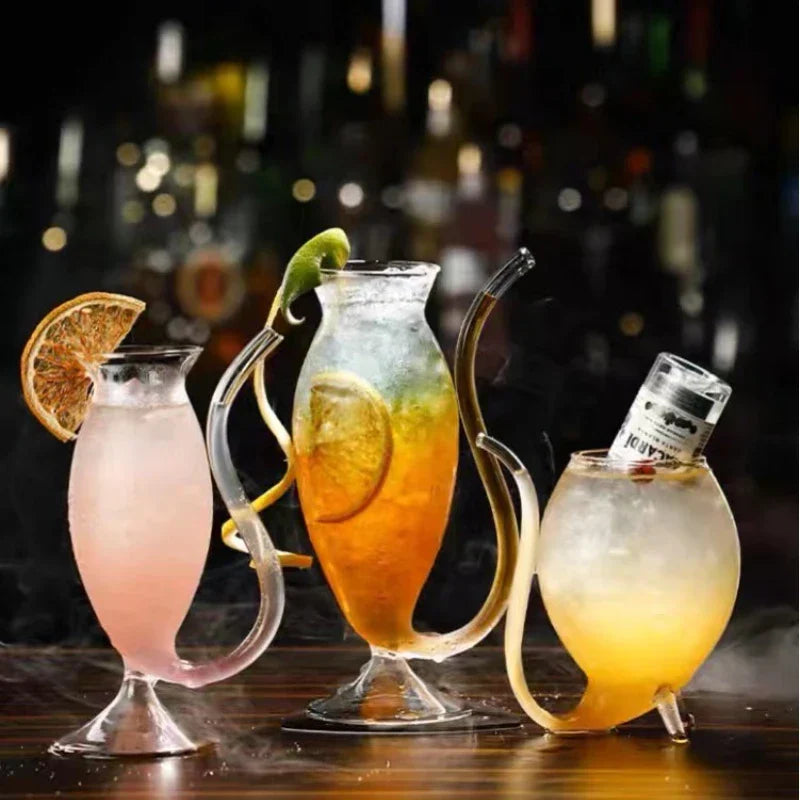 Kreative Geometriske Vinkaraffer & Cocktailglass | Luvikno