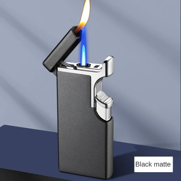 Metal Double Fire Jet Butane Lighter | Luvikno