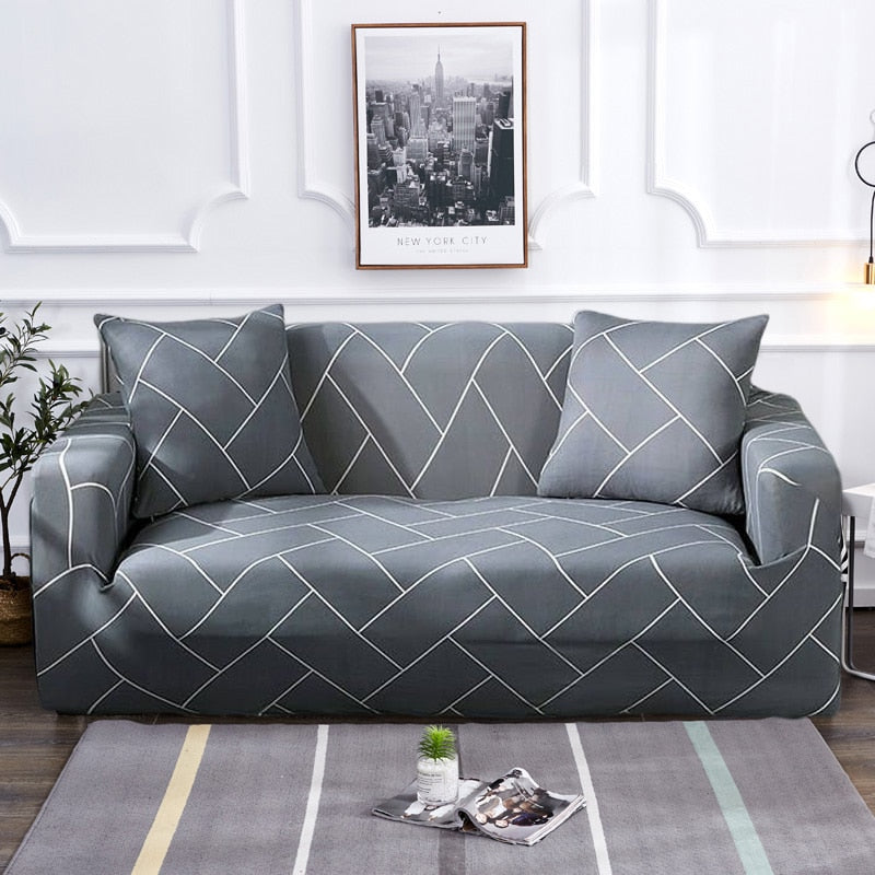 Moderne Antiskli Fargerik Elastisk Sofatrekk | Luvikno