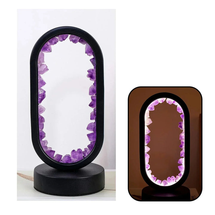 Améthystique – Elegant Naturlig Krystallbelysning Luvikno