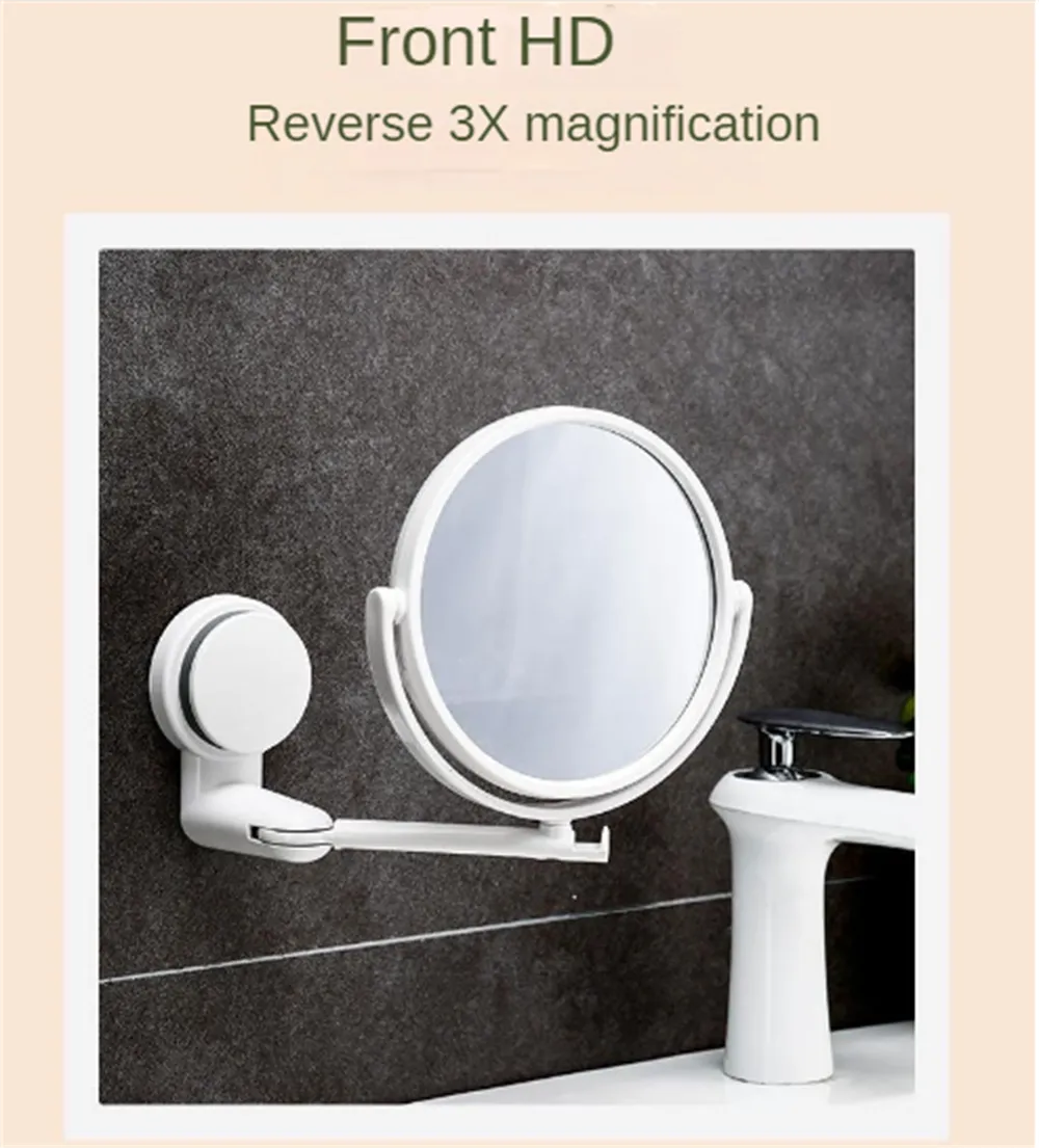 All-Angle Elegance 3X Forstørrelse Veggspeil | Luvikno