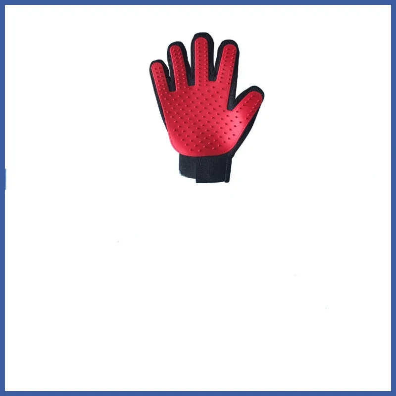 Luvikno | Fur Care Glove PawLiss TouchGlove | 5-Finger Massage Glove for dogs and cats | 23.2×17.2 cm | TPR & Mesh | Left or right