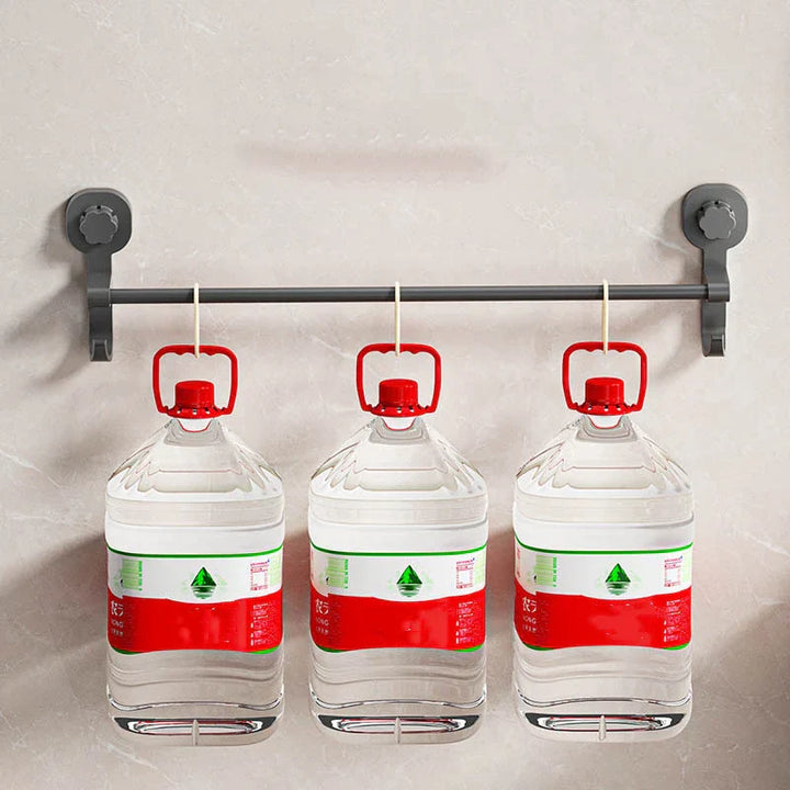 MagnaGrip Power Suction Cup Håndkleholder – Svart selvklebende håndkleholder uten boring Luvikno