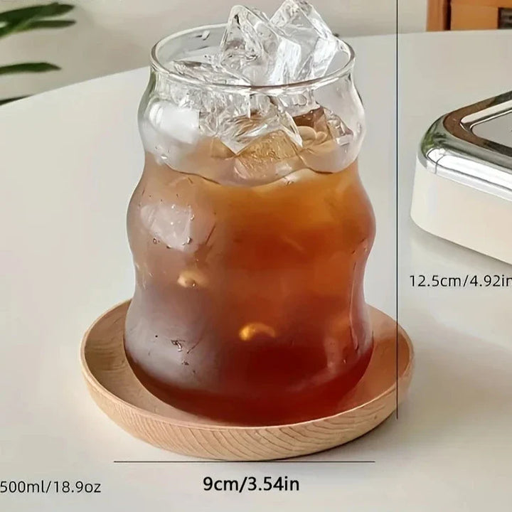 Varmebestandig ribbet tumbler 4-delt sett Luvikno
