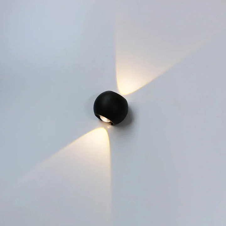 SolarGlow - 6W Vegglampe for Utendørs Luvikno