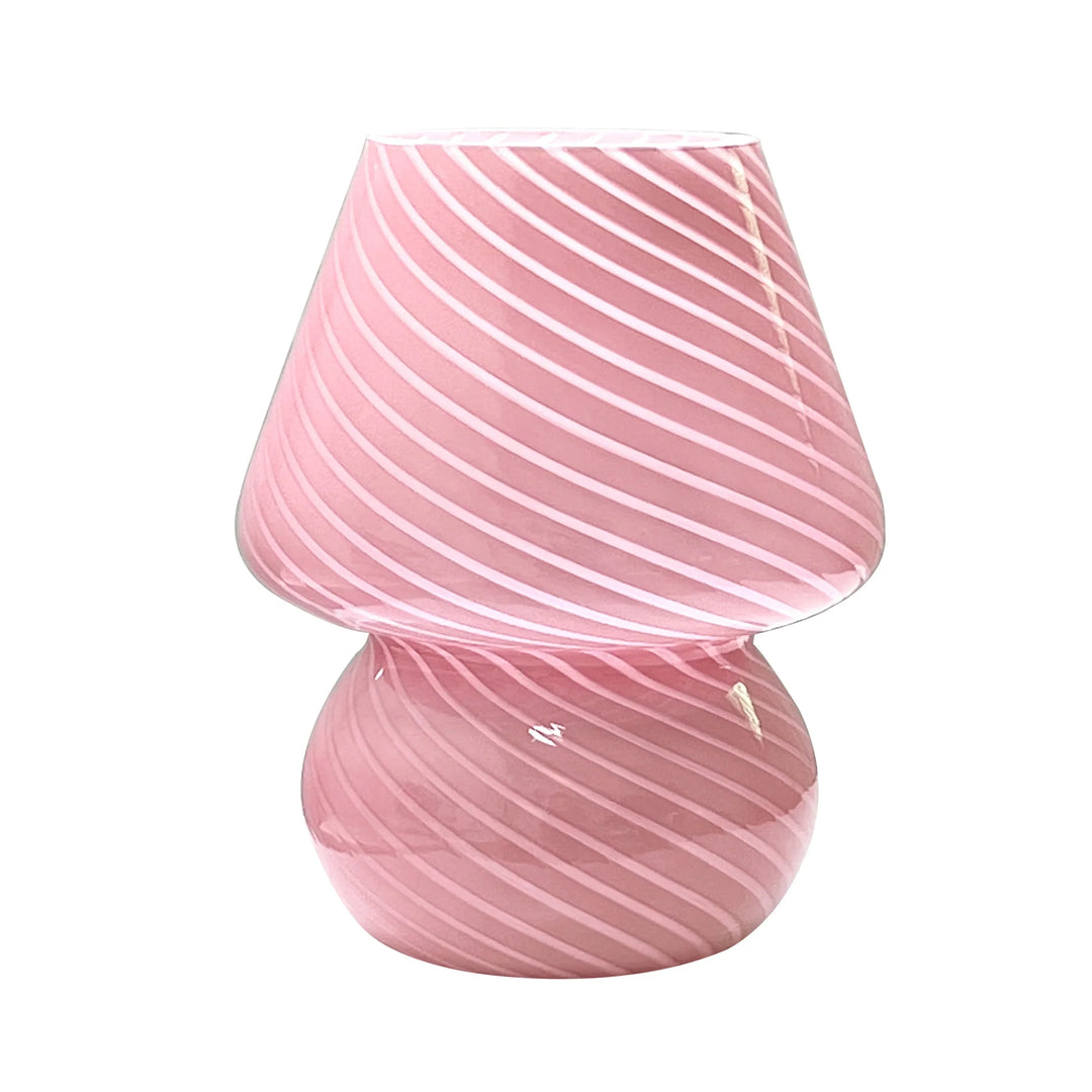 Luvikno | Murano Bordlampe - Unik Glass Sopp Bordlampe for Magisk Atmosfære