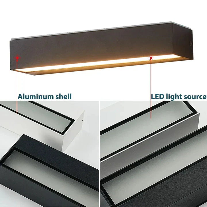 Luvikno | LUMAVIA SolarGlow Solhagedelampe LED | Vanntett & Super Lys | Husnummerbelysning | For Balkong, Vegg & Inngang