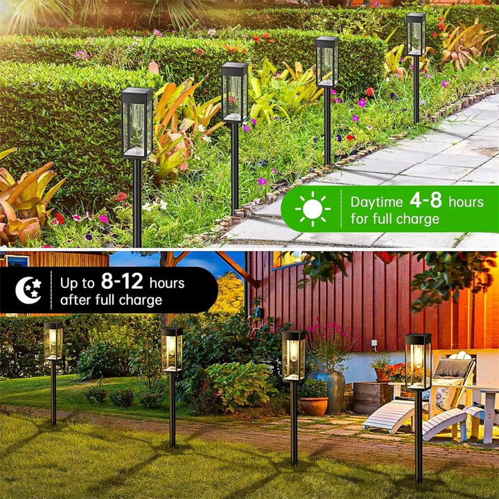 Solar Glow Hagebane Lys – 2 Stykk Sett Luvikno