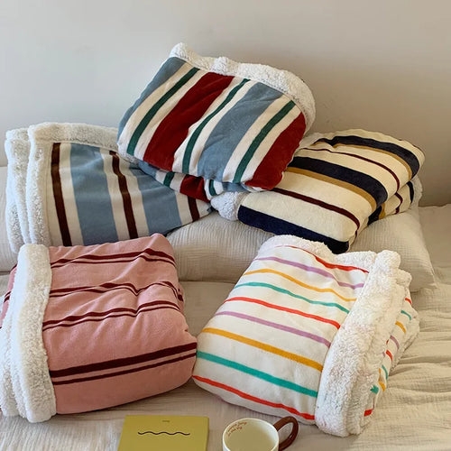 Stripe Sofa Throw | Luvikno