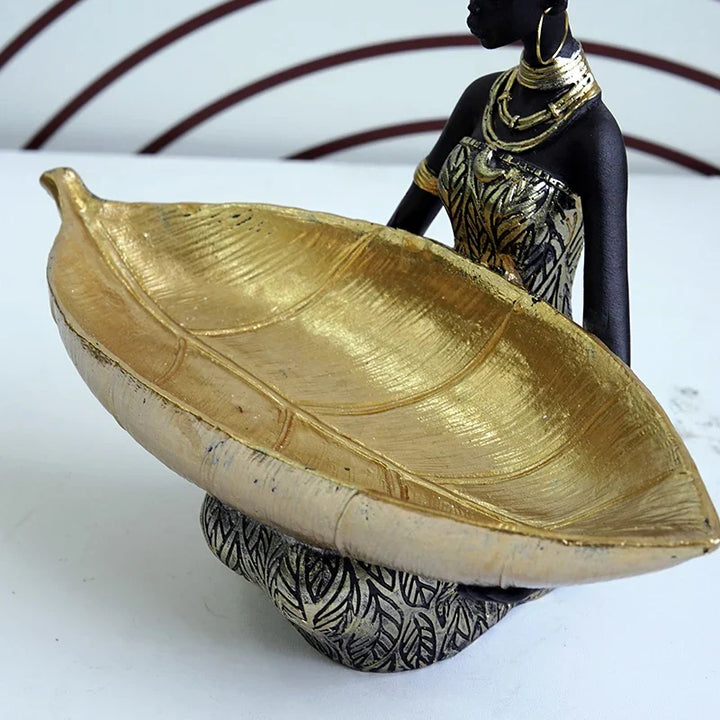 Ashanti Gold Leaf Display Tray | Luvikno