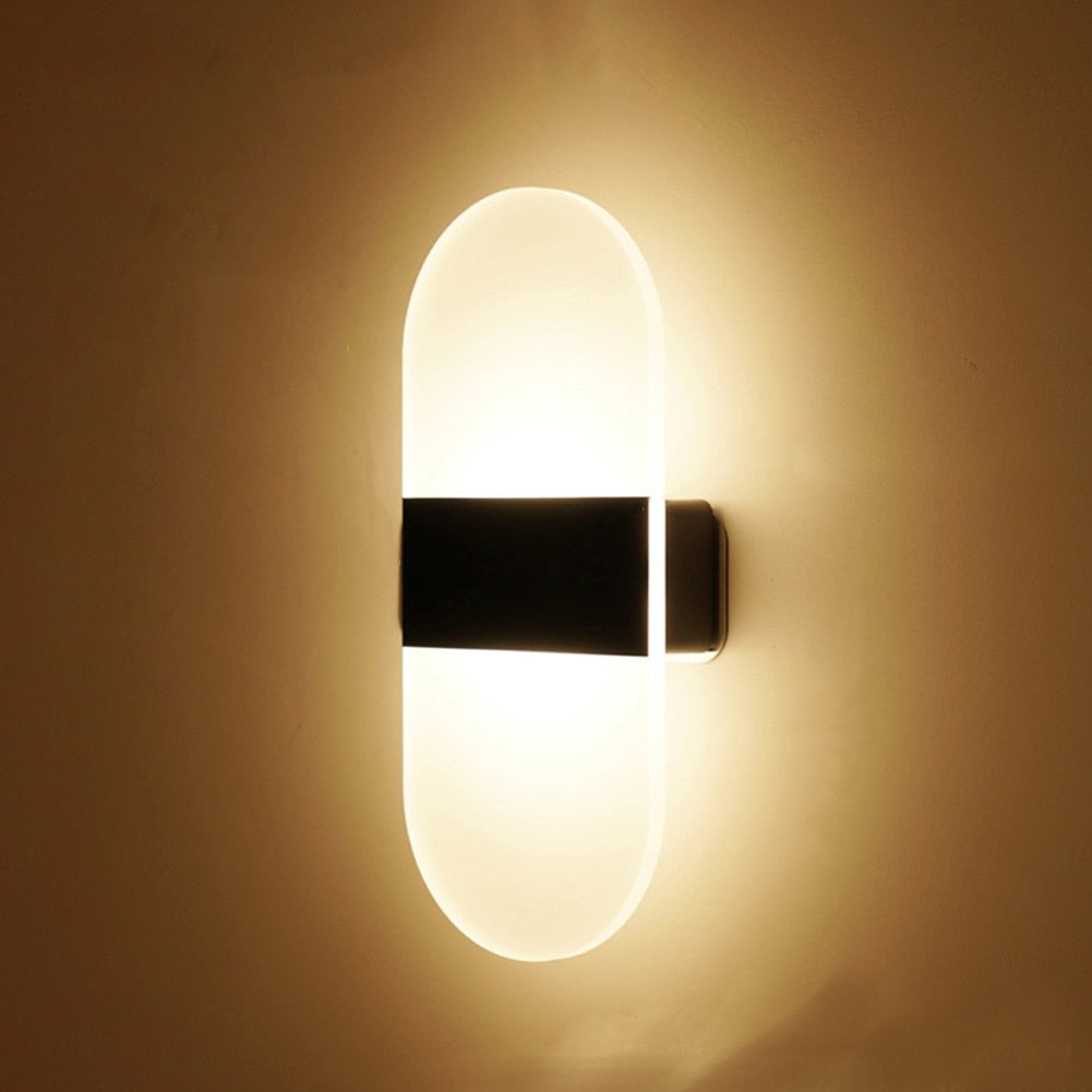Glass vegglampe | Luvikno