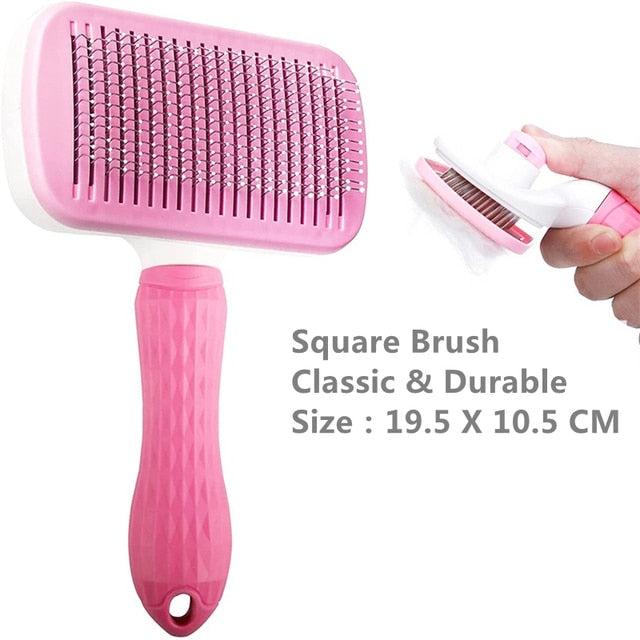 Pet Hair Grooming Brush | Luvikno