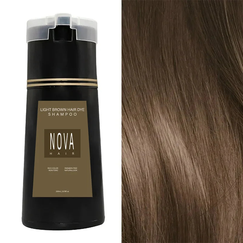 Luvikno | NovaHair Instant Dye Shampoo – Rask fargeoppfriskning for håret