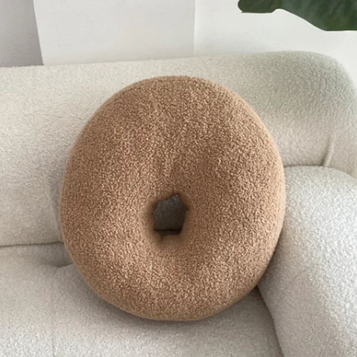 Nordic Bouclé Abstrakt Putefor – Minimalistisk Plysjpute | Luvikno
