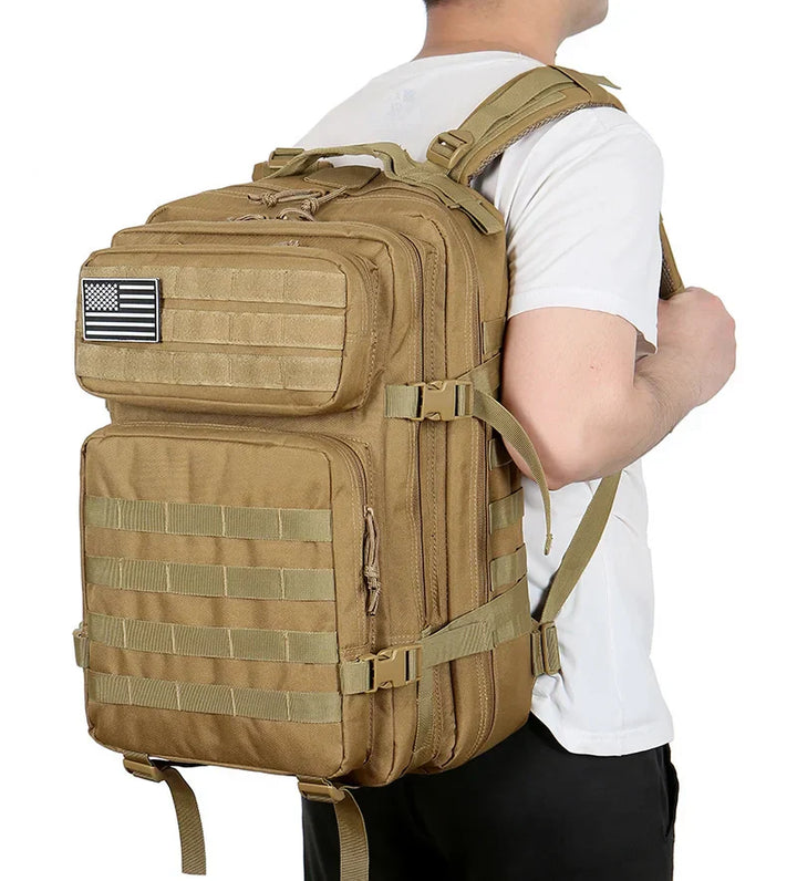 Ryggsekk Camo Taktisk 45L Militær Ryggsekk Luvikno