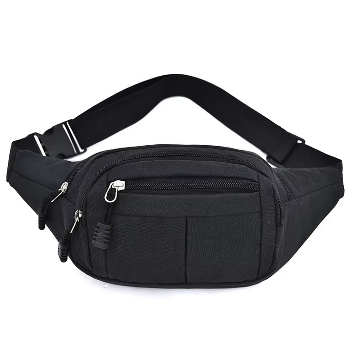Unisex Vanntett Lærveske for Midje og Crossbody for Friluftsliv Luvikno