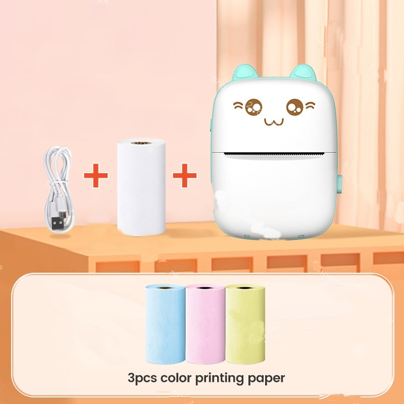 Mini Cat Termisk Luviknouetooth Etikettprinter | Luvikno