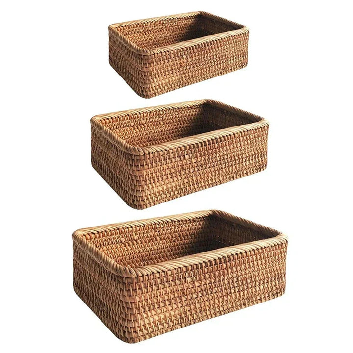 Luvikno | Håndvevd Rattan Pilkurv for Oppbevaring