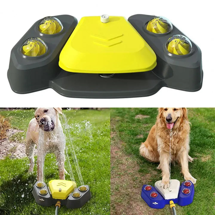 Multifunksjonell hundesprinkler med drikkefontene Luvikno