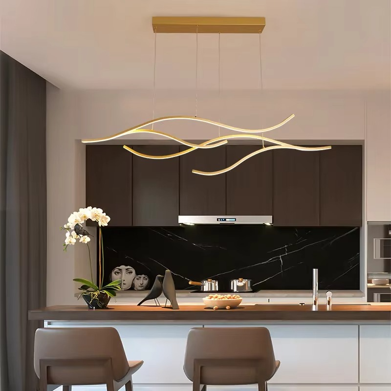 Elegant Moderne LED Taklysekrone for Stylisk Hjemmedekorasjon Luvikno