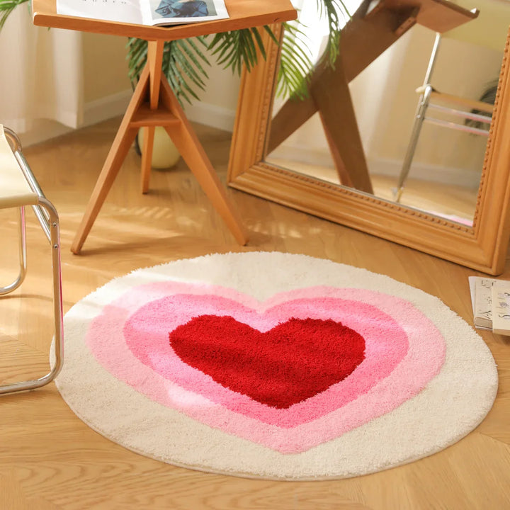 Gradient Heart Mat | Luvikno