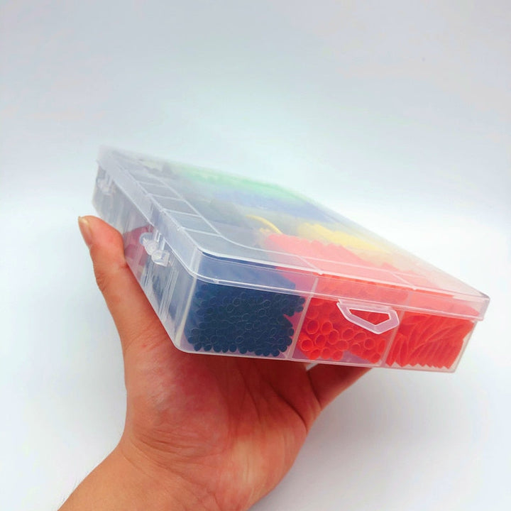 530Pcs Fargede Isolerte DIY Kabelfiksingssett | Luvikno