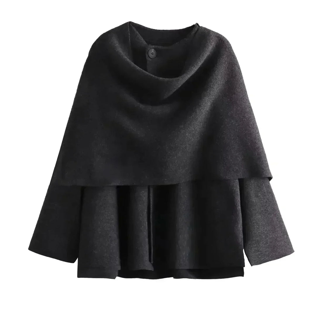 Luvik | Oversized jakke med skjerf - Behagelig og varm - Perfekt for vinteren